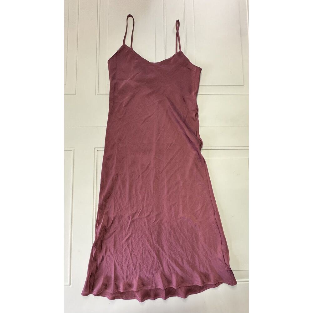 Originality Dillard Size Large Slip Dress Gown Burgundy Maroon Maxi